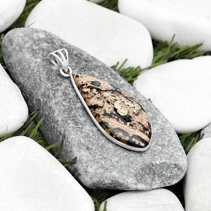 Natural Viper Skin Jasper Pendant P-1001 SDP124920