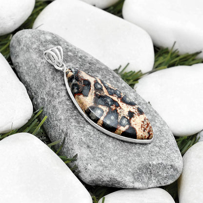Natural Viper Skin Jasper Pendant P-1001 SDP124923
