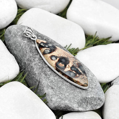 Natural Viper Skin Jasper Pendant P-1001 SDP124939