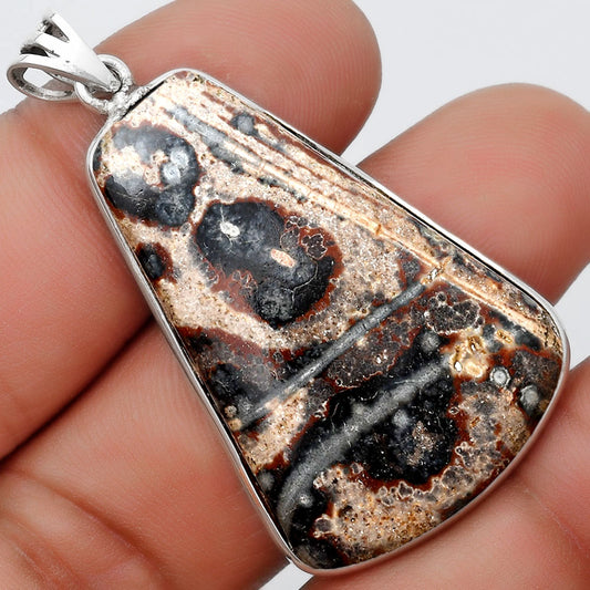 Natural Viper Skin Jasper Pendant P-1001 SDP124948