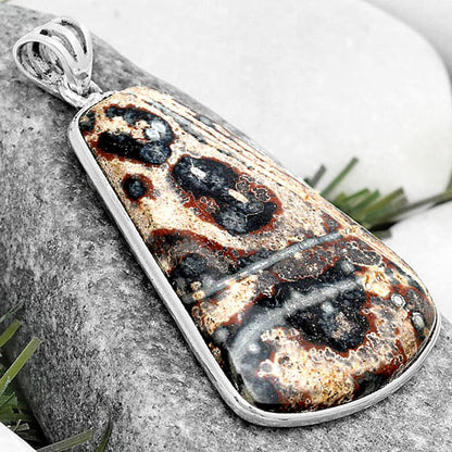 Natural Viper Skin Jasper Pendant P-1001 SDP124948