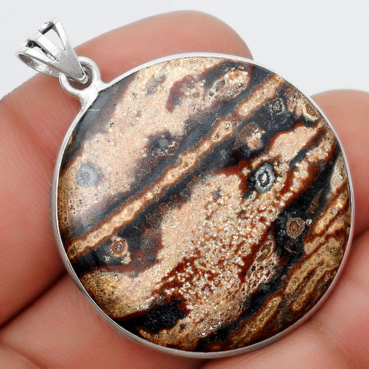 Natural Viper Skin Jasper Pendant P-1001 SDP124949