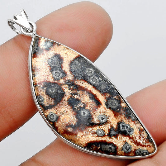 Natural Viper Skin Jasper Pendant P-1001 SDP124950
