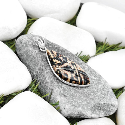 Natural Viper Skin Jasper Pendant P-1001 SDP124957