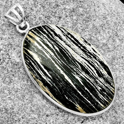 Natural Silver Leaf Obsidian Pendant P-1001 SDP125032