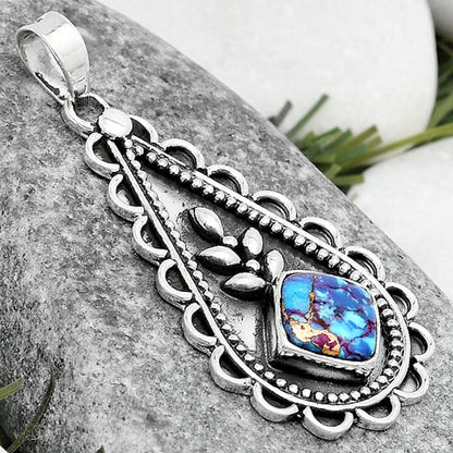 Copper Purple Turquoise - Arizona Pendant P-1033 SDP125252