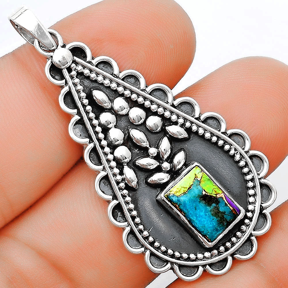 Multi Copper Turquoise - Arizona Pendant P-1033 SDP125254
