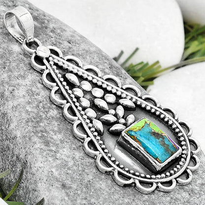 Multi Copper Turquoise - Arizona Pendant P-1033 SDP125254