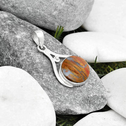 Natural Red Moss Agate Pendant P-1407 SDP125355