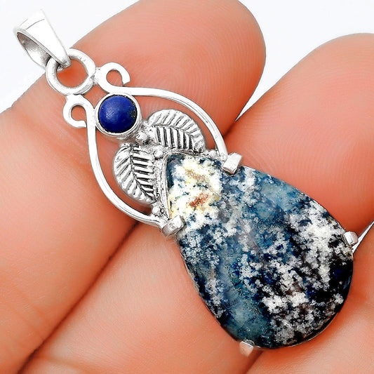 Blue Scheelite Turkey & Lapis Lazuli Pendant P-1434 SDP125374