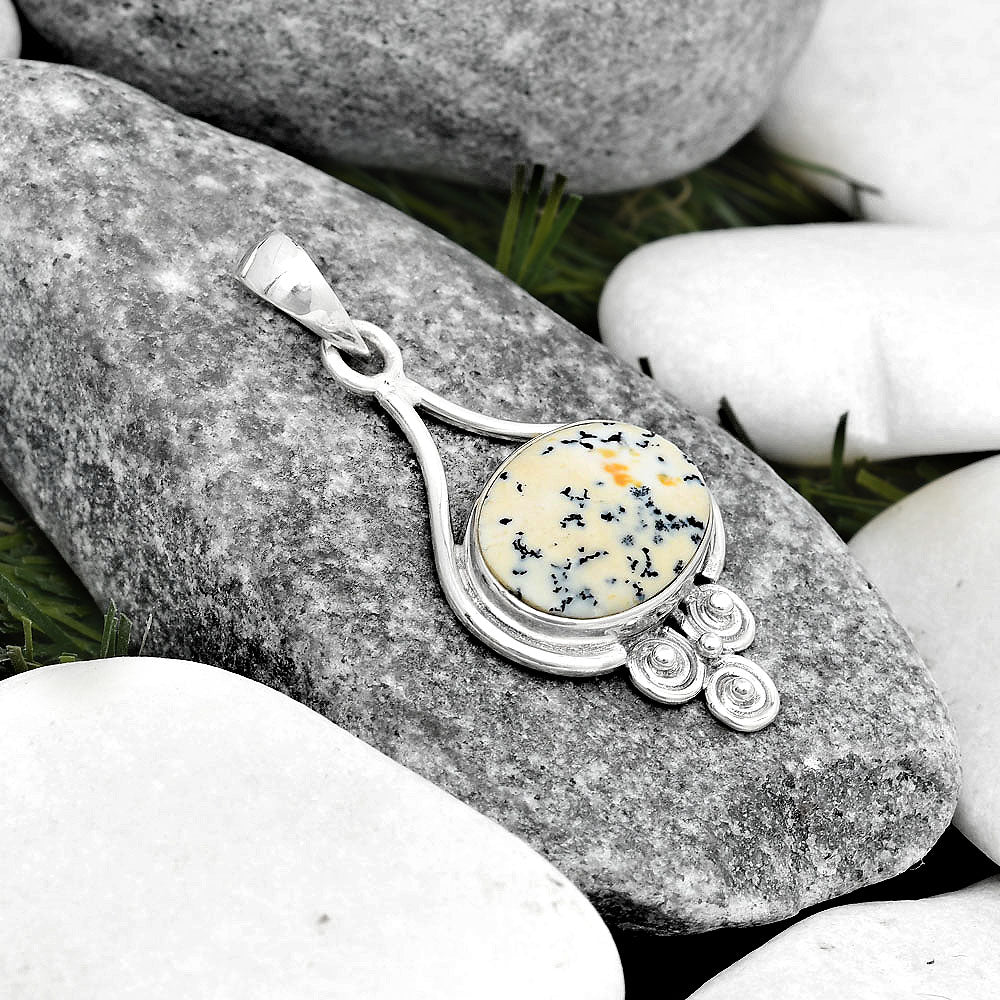 Natural Russian Honey Dendrite Opal Pendant P-1473 SDP125383