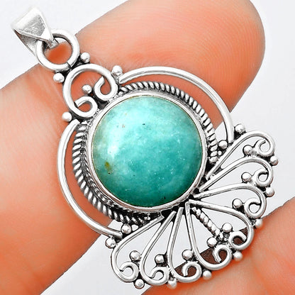 Natural Paraiba Amazonite Pendant P-1544 SDP125390