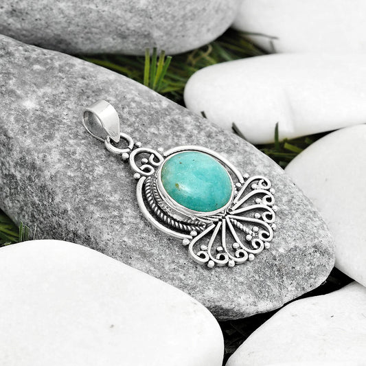 Natural Paraiba Amazonite Pendant P-1544 SDP125390