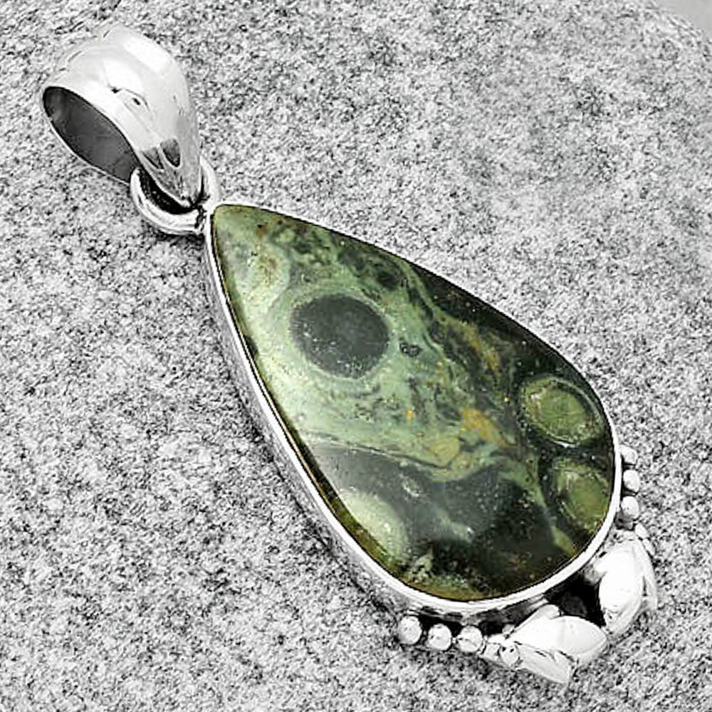 Natural Star Galaxy Jasper Pendant P-1102 SDP125415