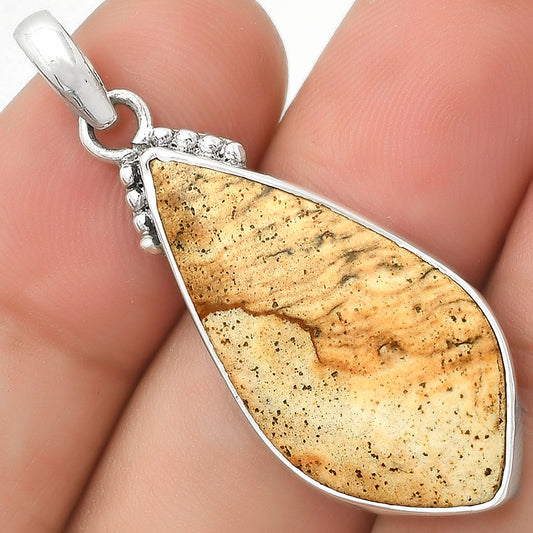 Natural Picture Jasper Pendant P-1084 SDP125417