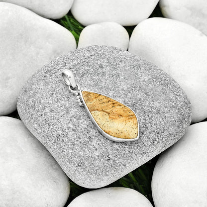 Natural Picture Jasper Pendant P-1084 SDP125417