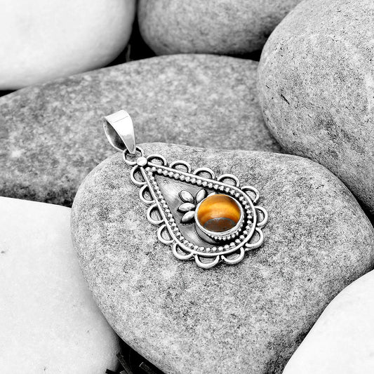 Natural Tiger Eye - Africa Pendant P-1033 SDP125444