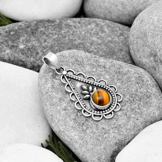 Natural Tiger Eye - Africa Pendant P-1033 SDP125450