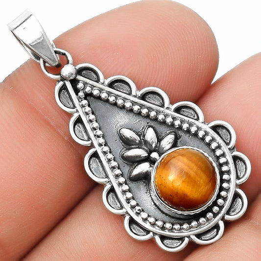 Natural Tiger Eye - Africa Pendant P-1033 SDP125462