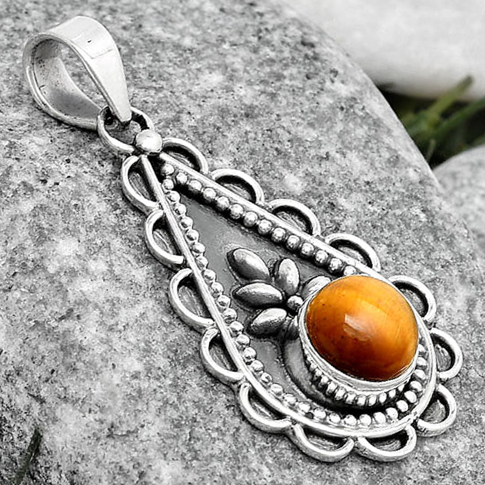Natural Tiger Eye - Africa Pendant P-1033 SDP125462