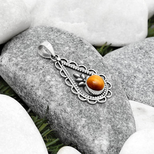 Natural Tiger Eye - Africa Pendant P-1033 SDP125462