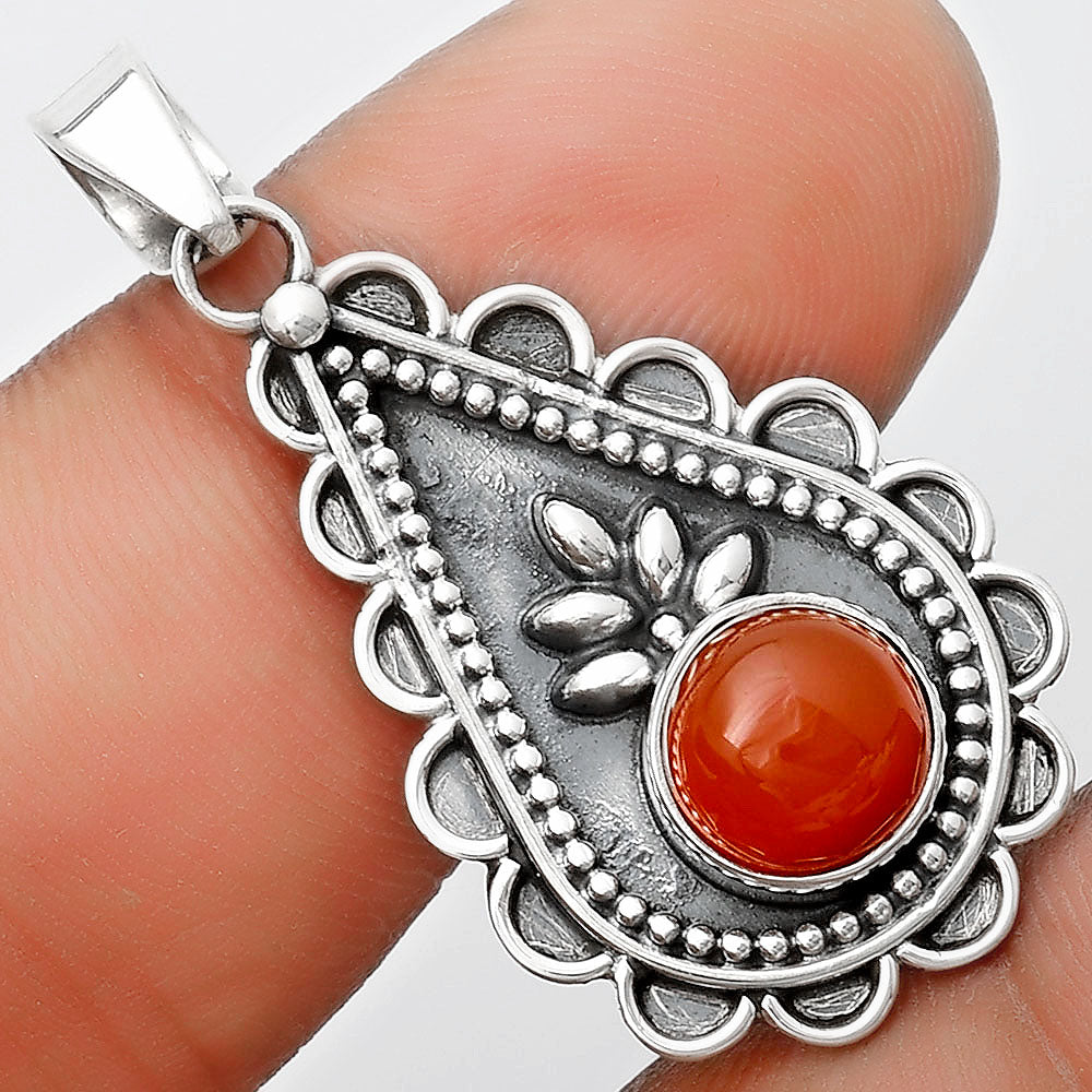 Natural Carnelian Pendant P-1033 SDP125470