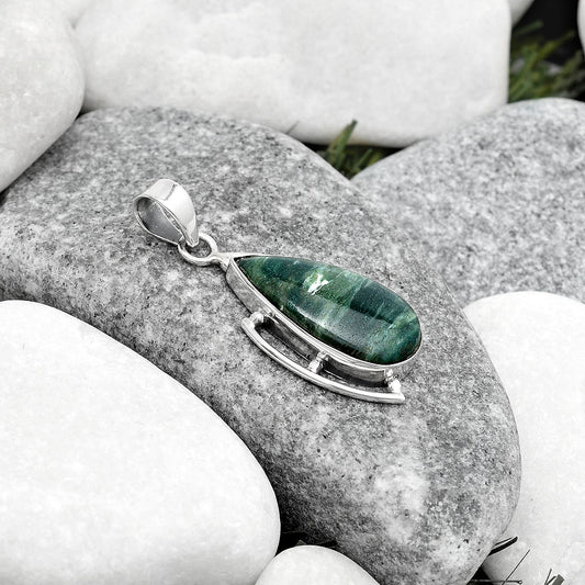 Natural Larsonite Jasper Pendant P-1274 SDP125611