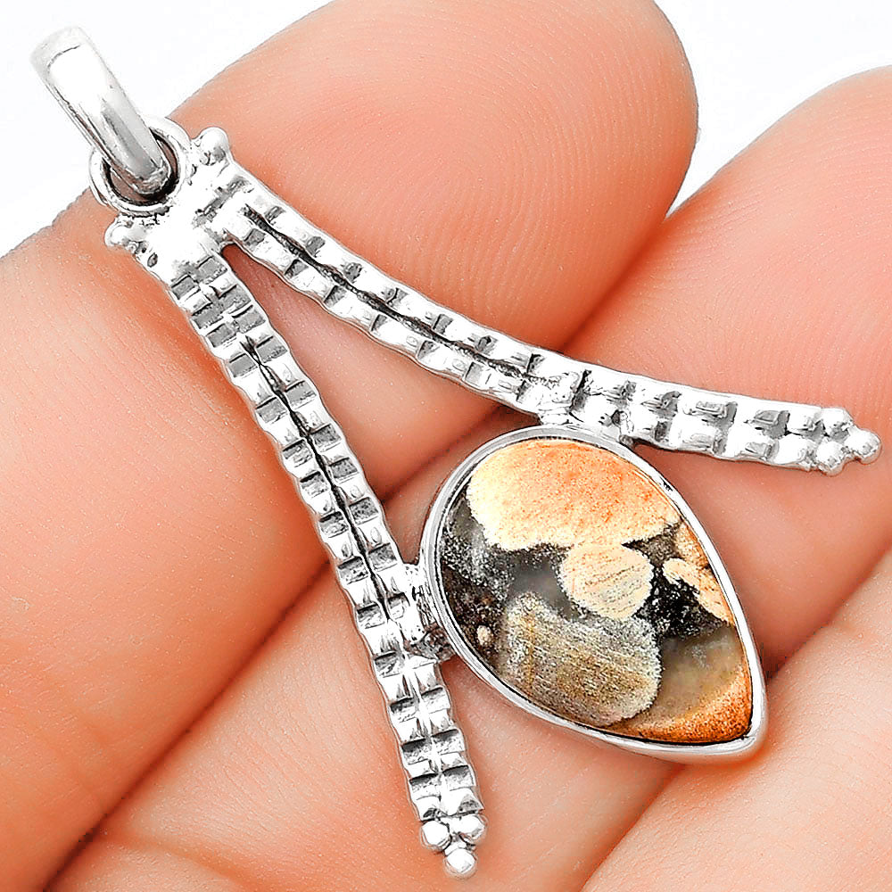 Natural Tabu Jasper Pendant P-1034 SDP125620
