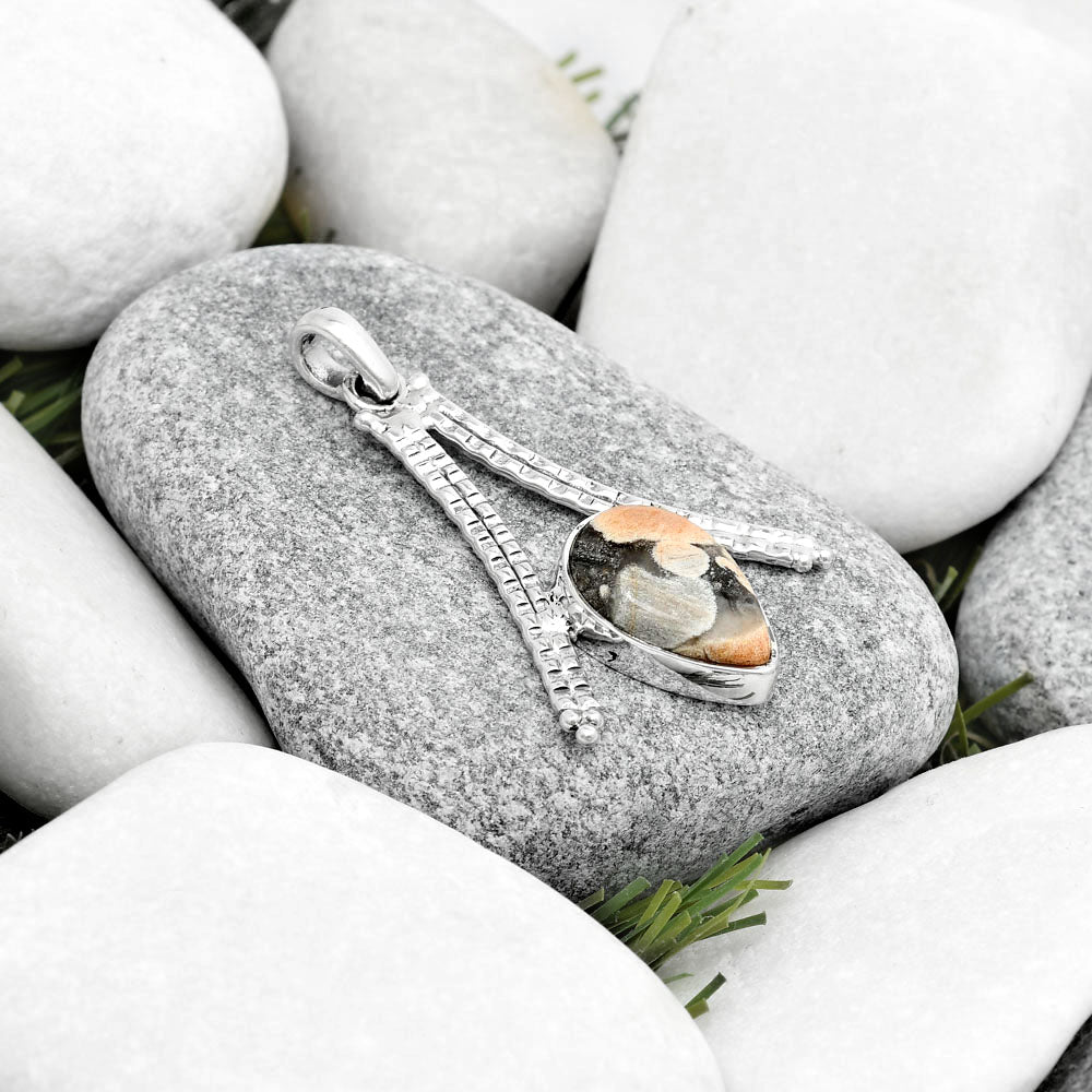 Natural Tabu Jasper Pendant P-1034 SDP125620