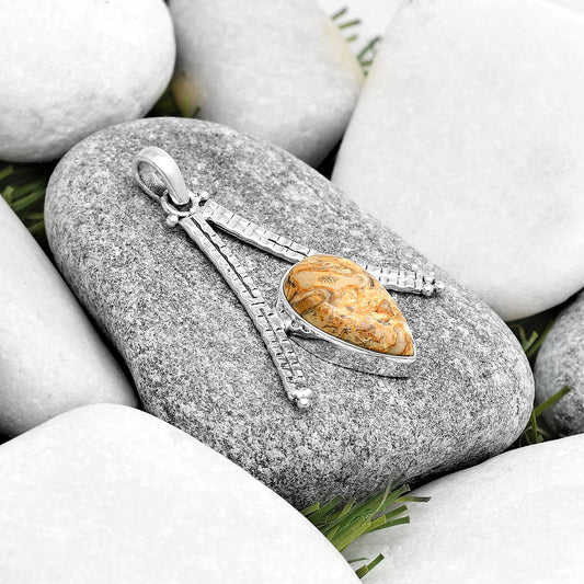 Natural Rock Calcy Pendant P-1034 SDP125629