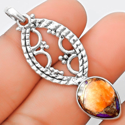 Spiny Oyster Turquoise - Arizona Pendant P-1035 SDP125633