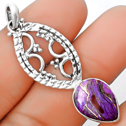 Copper Purple Turquoise - Arizona Pendant P-1035 SDP125634