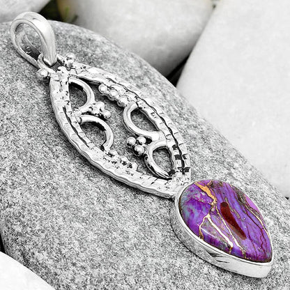Copper Purple Turquoise - Arizona Pendant P-1035 SDP125634
