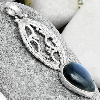 Blue Fire Labradorite - Madagascar Pendant P-1035 SDP125635