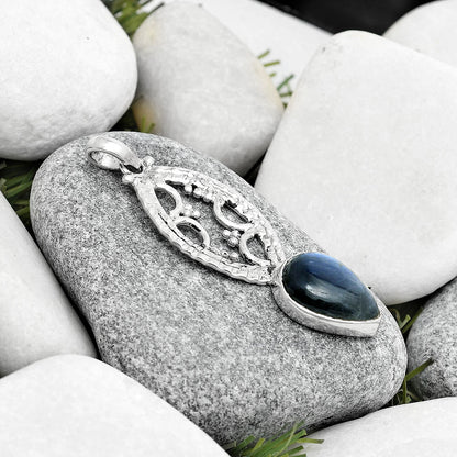 Blue Fire Labradorite - Madagascar Pendant P-1035 SDP125635