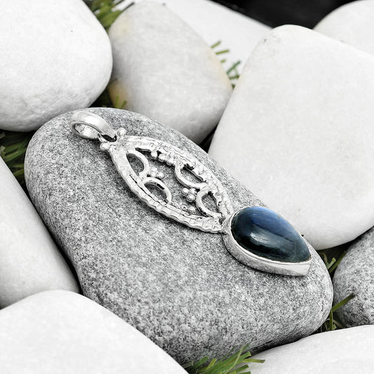 Blue Fire Labradorite - Madagascar Pendant P-1035 SDP125635