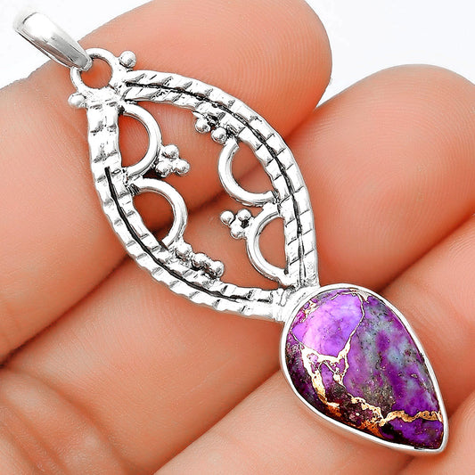 Copper Purple Turquoise - Arizona Pendant P-1035 SDP125638