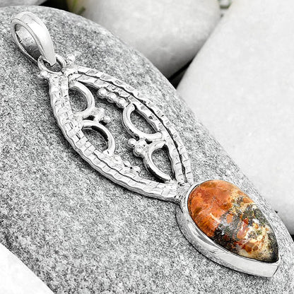 Natural Tabu Jasper Pendant P-1035 SDP125639