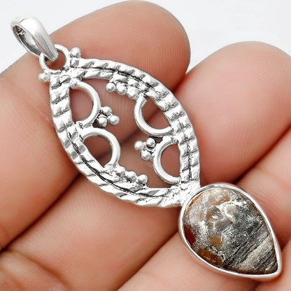 Natural Tabu Jasper Pendant P-1035 SDP125643