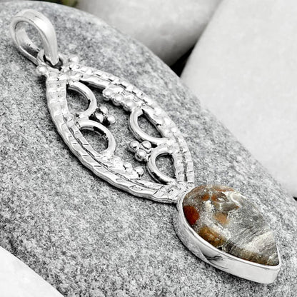 Natural Tabu Jasper Pendant P-1035 SDP125643