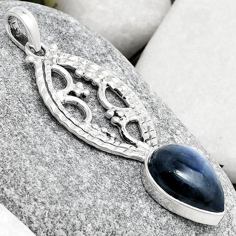 Blue Fire Labradorite - Madagascar Pendant P-1035 SDP125645