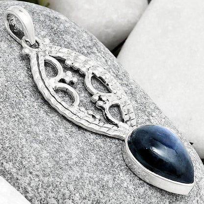 Blue Fire Labradorite - Madagascar Pendant P-1035 SDP125645