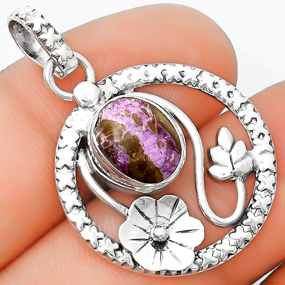 Floral - Purpurite - South Africa Pendant P-1615 SDP125755