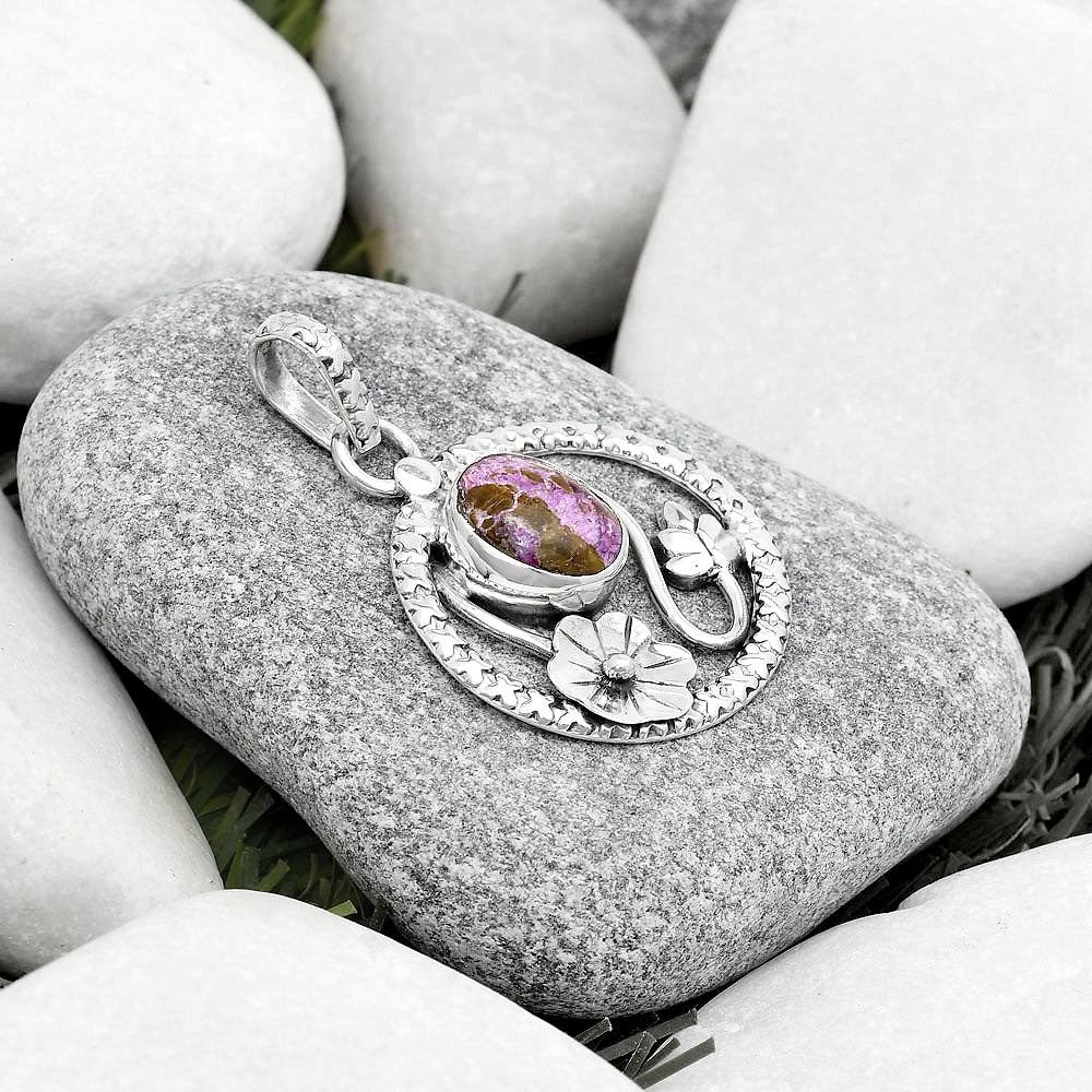 Floral - Purpurite - South Africa Pendant P-1615 SDP125755