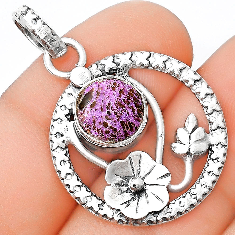 Floral - Purpurite - South Africa Pendant P-1615 SDP125761