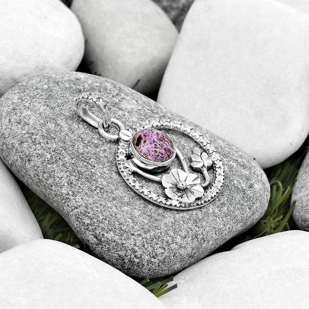 Floral - Purpurite - South Africa Pendant P-1615 SDP125761