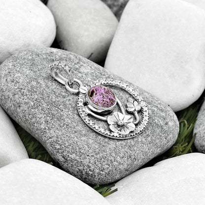 Floral - Purpurite - South Africa Pendant P-1615 SDP125761