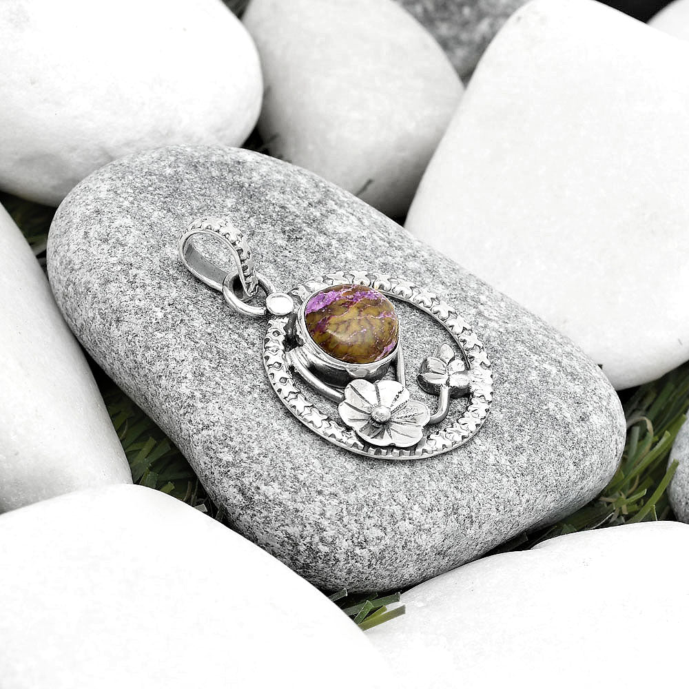 Floral - Purpurite - South Africa Pendant P-1615 SDP125771