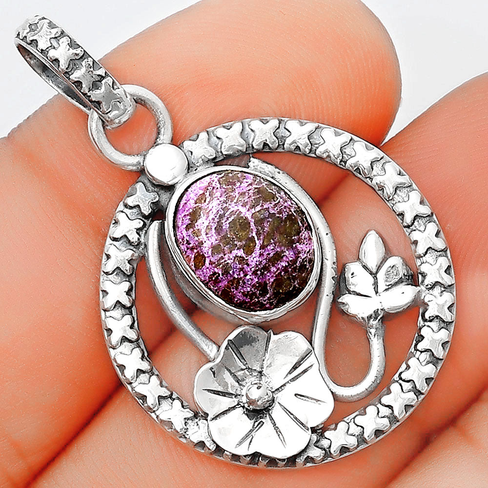 Floral - Purpurite - South Africa Pendant P-1615 SDP125784