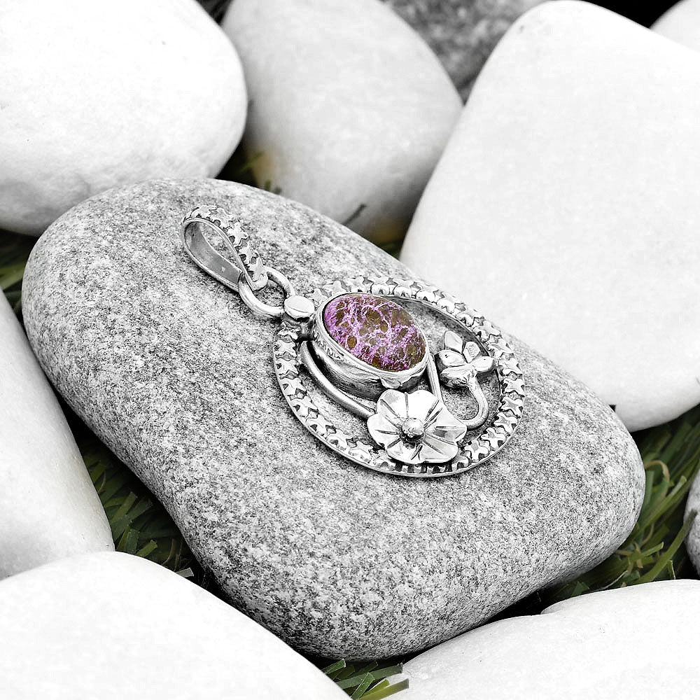 Floral - Purpurite - South Africa Pendant P-1615 SDP125784